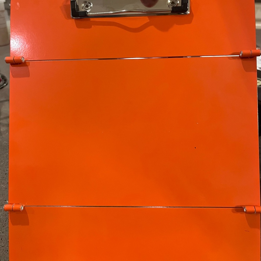 Like new full size nursing reference clipboard  w/ tables and charts - foldable - Picture 2 of 8